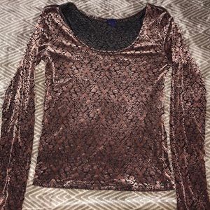 patterned long sleeve